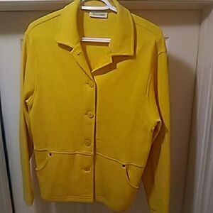 Yellow Women's Jacket 38 Bust Vintage